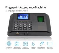 JHXHFJXZ Biometric Attendance System USB Fingerprint Exit Record Recorder Reader Time Clock In Employees Date Machine Electronic Device for Small Businesses