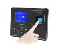 JHXHFJXZ Biometric Fingerprint Password Time Clock Employee Checking-in Attendace Machine Recorder Reader With 2.8 Inch TFT Display for Small Businesses