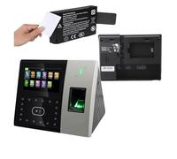 JHXHFJXZ Biometric Fingerprint Time Attendance Biometric Fingerprint Time Clock Access Control For Small Businesses And Offices With Battery for Small Businesses(ID WIFI)