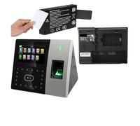 JHXHFJXZ Biometric Fingerprint Time Attendance Biometric Fingerprint Time Clock Access Control For Small Businesses And Offices With Battery for Small Businesses(ID wifi adms)
