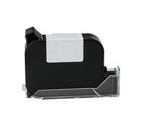 JHXHFJXZ Black Original Ink Cartridge 12.7mm Nozzle Encrypted Inkjet Printer Quick Drying Date Logo Wide Printing Material