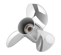 JHXHFJXZ Boat Propeller 11 1/8x13 For 40HP-55HP 3 Blades Stainless Steel 13 Tooth RH 69W-45945-00-EL 11.125x13 Fit Your Boat Well
