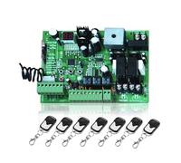 JHXHFJXZ Control Board For AC Sliding Gate Opener, C24V Swing Gate Opener Motor Control Unit PCB Controller Circuit Board Electronic Card for Factories, Schools, Residences(7 Remote control)
