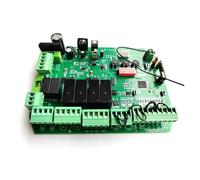 JHXHFJXZ Control Board For AC Sliding Gate Opener, Swing Gate Opener Motor Controller Circuit Card Mother Board For 24VDC Motor Use Only for Factories, Schools, Residences(2 REMOTE CONTROL KIT)