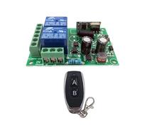 JHXHFJXZ Control Board Wireless Remote Control AC Relay Receiver And Transmitter For Universal Garage Door And Gate Control for Factories, Schools, Residences(1RC 1B)