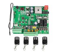 JHXHFJXZ DC 24V PCB Board Control Board For Automatic Double Arms Swing Gate Opener Control Board Panel Smart Control Center System Replace Fittings for Factories, Schools, Residences(With 4 RC)