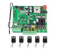 JHXHFJXZ DC 24V PCB Board Control Board For Automatic Double Arms Swing Gate Opener Control Board Panel Smart Control Center System Replace Fittings for Factories, Schools, Residences(With 5 RC)