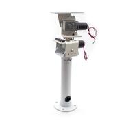 JHXHFJXZ DIY DC Dual Axis Pan Tilt Solar Heavy Load High Torque All Metal Worm Gear Motor for Physical Power Generation Experiment