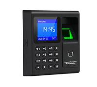 JHXHFJXZ F30 Fingerprint Attendance Machine RFID Keypad Access Control Electric Time Clock Recorder USB Data Manage With Keys for Small Businesses