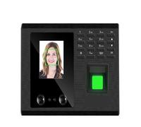 JHXHFJXZ Face Recognition Time Clock Punch Card Machine Smart Attendance Access Control All-in-one Machine Office Attendance Machine for Small Businesses