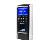 JHXHFJXZ Fingerprint Access Control Time Attendance Machine Biometric Time Clock Employee Checking-in Recorder Fingerprint/Password/ID for Small Businesses