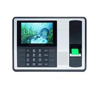 JHXHFJXZ Fingerprint Time Clocks For Employees Small Business Attendance Machine PLUS4 Inch Large Screen USB Flash Drive Report Punch Card Machine for Small Businesses(A7 plus)