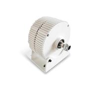 JHXHFJXZ Gearless 2000W Permanent Magnet Generator 12V 48V For Low-Speed Household In Wind Turbines And Water Turbines for Home, Farm, RVs, Boats(With Base,48V_2000W 500RPM)