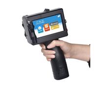 JHXHFJXZ Handheld Automatic Inkjet Printer 25.4 Large Font Touch Screen Date Wood Carton Bag Packaging Bag Coding Machine Wide Printing Material