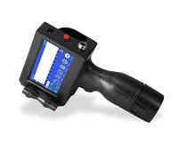 JHXHFJXZ Handheld Inkjet Printer 28 Language Date Number Logo Expiry Date Label Plastic Carton Handheld Thermal Inkjet Printer Wide Printing Material(Printer no ink)