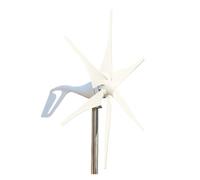 JHXHFJXZ Horizontal Turbine 3000W Low Noise Wind Turbine Generator Kit 12V/24V/48V Low Wind High Eificiency Automitic Multi-leaf for Home, Farm, RVs, Boats(1000W,WITH MPPT CONTROLLER_12V)