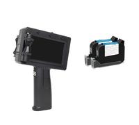 JHXHFJXZ Inkjet Printer Production Date Number Text Logo Expiry Date Label Plastic Carton Handheld Thermal Inkjet Printer Wide Printing Material(Printer and 2 ink)