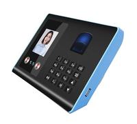 JHXHFJXZ Intelligent Attendance Machine Face Fingerprint Password Recognition Mix Biometric Time Clock For Employees With Voice Broadcast for Small Businesses
