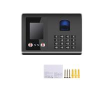 JHXHFJXZ Intelligent Attendance Machine Face Fingerprint Password Recognition Mix Biometric Time Clock For Employees With Voice Broadcast for Small Businesses