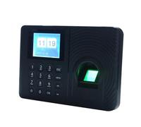 JHXHFJXZ Intelligent Biometric Fingerprint Password Attendance Machine Employee Checking-in Recorder TFT LCD Screen Time Attendance for Small Businesses