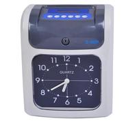 JHXHFJXZ LCD Attendance Machine Punch Time Clock With Passcode, Two-color Printing Clock Face Attendance English Version for Small Businesses(Clock face)