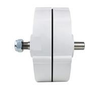JHXHFJXZ Low Speed 100W AC 12V Or 24V Permanent Magnet Generator Gearless 3 Phase tors For Wind Water Turbine for Home, Farm, RVs, Boats(Double Shaft,AC 12V_100W)