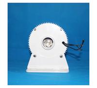 JHXHFJXZ Low Speed Wind Turbines Generator 500w 600w 12V 24V 48V Gearless Permanent Magnet Generator AC tors Wind Turbine DIY for Home, Farm, RVs, Boats(With Base,24V_600W)