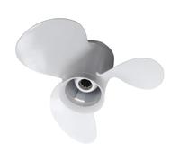 JHXHFJXZ Marine Engine Outboard Propeller 664-45947-01-El 9 7/8 X 11 1/4 20-30 Aluminum Alloy 3 Blade Black 10 Spline Tooth Fit Your Boat Well