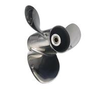 JHXHFJXZ OEM Grade Stainless steel Outboard Propeller, for Outboard Motos 8-20 marine outboard propeller Fit Your Boat Well(9 1/4X9)