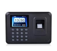 JHXHFJXZ Office Fingerprint Attendance Machine Password Punch-in Multi-Language Electronic Sign-in Device for Small Businesses