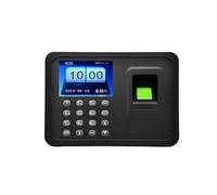 JHXHFJXZ Office Intelligent Password Attendance Machine Biometric Fingerprint Employee Checking-in Recorder DC 5V Time Attendance Clock for Small Businesses(2.4-Inch)