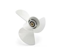 JHXHFJXZ Outboard Propeller 13-1/2 X 15 6E5-45947-00 Fits 50-130 Boat Motors Aluminum Alloy Screw, 3 Blade 15 Spline Fit Your Boat Well