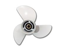 JHXHFJXZ Outboard Propeller 2 Stroke Aluminum Alloy Speedboat Three-blade Marine Propeller Fit Your Boat Well(20P)
