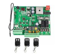 JHXHFJXZ Output DC12V 24V Swing Gate Control Board Connect Backup Battery Or Solar System With Remote Control Amount Optional for Factories, Schools, Residences(3 remotes)