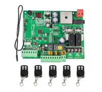 JHXHFJXZ Output DC12V 24V Swing Gate Control Board Connect Backup Battery Or Solar System With Remote Control Amount Optional for Factories, Schools, Residences(5 remotes)