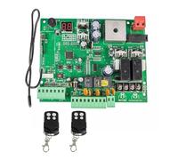 JHXHFJXZ Output DC12V 24V Swing Gate Control Board Connect Backup Battery Or Solar System With Remote Control Amount Optional for Factories, Schools, Residences(2 remotes 1 USB)
