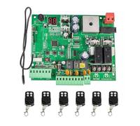 JHXHFJXZ Output DC12V 24V Swing Gate Control Board Connect Backup Battery Or Solar System With Remote Control Amount Optional for Factories, Schools, Residences(6 remotes)
