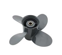 JHXHFJXZ Propeller 4 Blade 9 1/4X10 For Outboard BF8D BF9.9D BF9.9 BF15A BF15D BF20 8 Splines 58134-ZV4-010AH Fit Your Boat Well