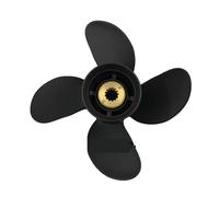 JHXHFJXZ Propeller 4 Blades 10.1x14 Fit Outboard Engines 25 30 40 45 48 50 55 60 70 13 Splines Fit Your Boat Well