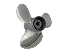 JHXHFJXZ Propeller 9 1/4x10 Fit For Outboard 9.9-15 3 Blades Stainless Steel Fit Your Boat Well