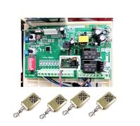 JHXHFJXZ Replacement PCB Circuit Control Board Control Board With Remotes For Sliding Gate Opener Swing Gate Operator for Factories, Schools, Residences(1board 4key)
