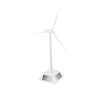 JHXHFJXZ Solar Powered Wind Mill Model Desktop Decor Craft Novel Creative Assembly Model Kids Scientific Experiment Educational DIY Model for Physical Power Generation Experiment