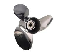 JHXHFJXZ Stainless Steel 3-Blade Propeller, 60-140 Marine Outboard Propeller Fit Your Boat Well(14X21)