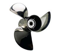 JHXHFJXZ Stainless Steel Boat Propeller, Fit Outboard Engine 35-60 Horsepower Fit Your Boat Well(11 5/8X11)