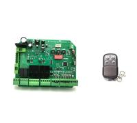 JHXHFJXZ Swing/sliding DC24V/12V Gate Control Circuit Board Connect With Dual Motor Speed Regulation And Automatic Door Closing for Factories, Schools, Residences(DC24V with 8 remote)