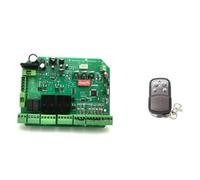 JHXHFJXZ Swing/sliding DC24V/12V Gate Control Circuit Board Connect With Dual Motor Speed Regulation And Automatic Door Closing for Factories, Schools, Residences(DC24V with 6remote)