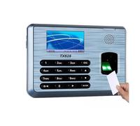JHXHFJXZ Time Clock For Small Businesses, 3 Inch Color Screen S30 RS232/485 Biometric Fingerprint Time Attendance Recorder Time Clock for Small Businesses(Id card)