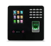 JHXHFJXZ Time Clock For Small Businesses And Offices With 2.8" LCD Display Face And Fingerprint Time Attendance & Access Control Machine for Small Businesses