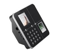 JHXHFJXZ Time Clock For Small Businesses Face Recognition Fingerprint Time Attendance Machine Punching Machine Black Support Multiple Languages for Small Businesses