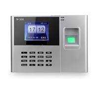 JHXHFJXZ Time Clock For Small Businesses, Fingerprint Attendance Machine N-308 Fingerprint Sign-in Machine Free Software Automatic Report for Small Businesses(Online version)